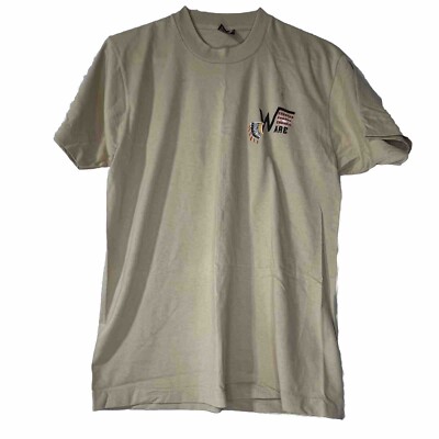 BSA Tan Short Sleeve Chester County Council T-shirt Size Adult Large TS-200