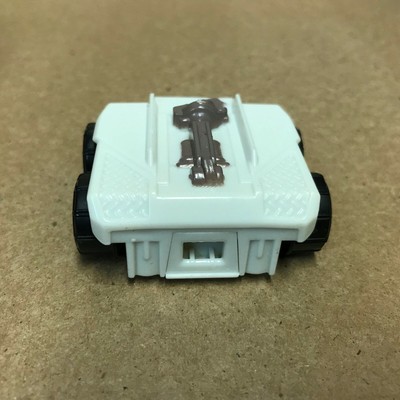 White Mini Tank Hot Wheels Loose Diecast Car HA