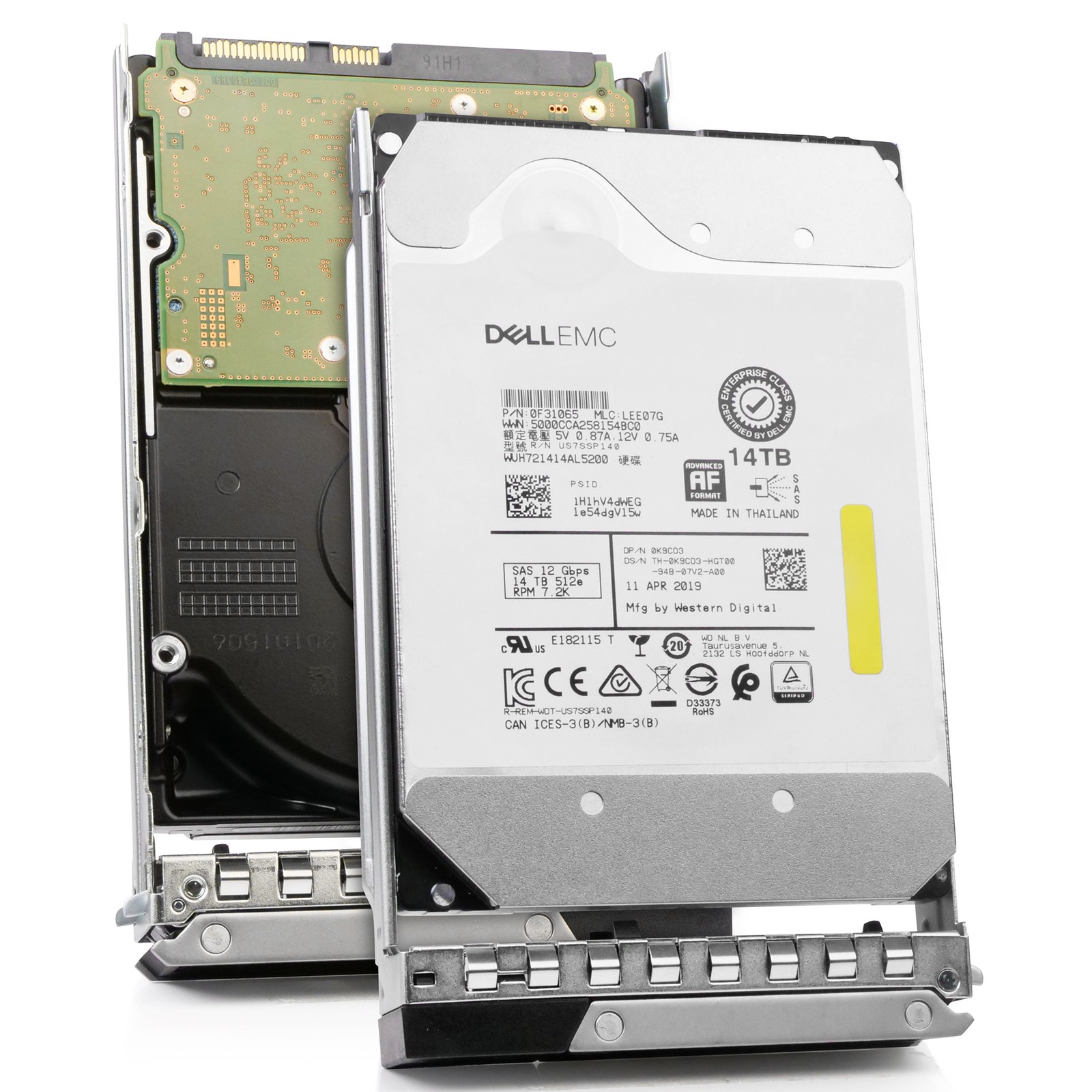Dell 14TB 7.2K RPM SAS 12Gb/s 512e 3.5