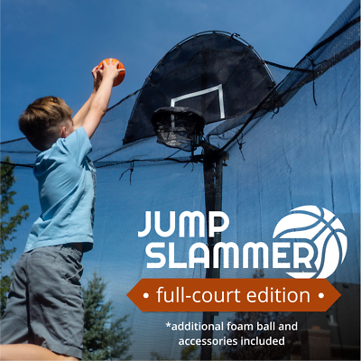 Jump Slammer Full Court Deluxe Basketball Hoop Trampoline Accessories