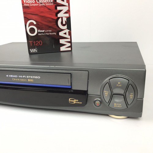 Panasonic PV-S9670 4-Head Hi-Fi Stereo Omnivision S-VHS VCR Works Great!