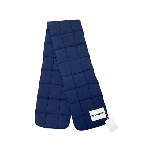 正規 JIL SANDER + Down Scarf Blue Jil Sander Quilted Down Scarf - Blue | eBay