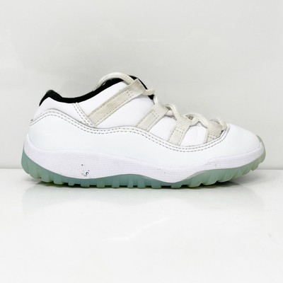 

Nike Boys Air Jordan 11 505836-117 Белые баскетбольные кроссовки, размер 9C, Белый, Air Jordan 11