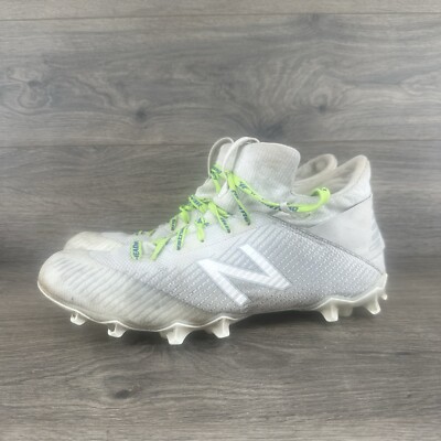 New Balance Men's Lacrosse Cleats Size 11 White Gray FreezWT2