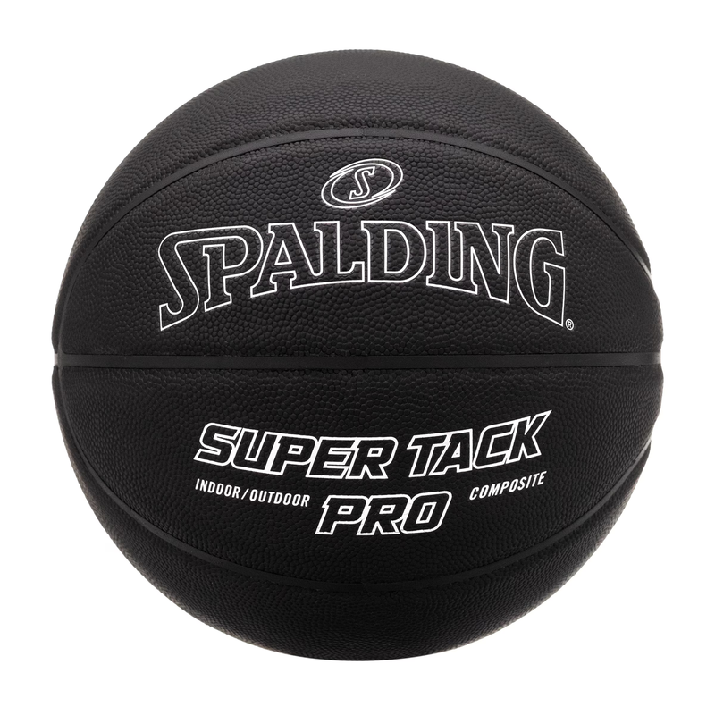 Super Tack Pro Composite Leather Basketball Blackout Edition -...