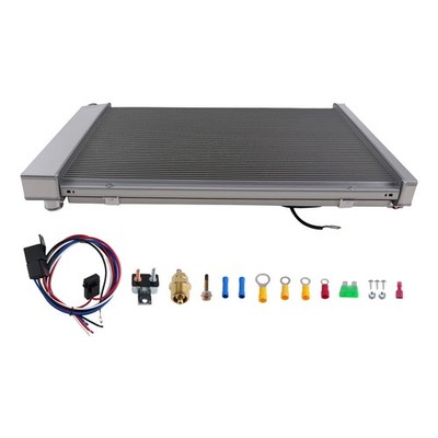 Aluminum Radiator for Chevrolet C10 C20 C30 K10 K20 K30 1974-1986 CU716