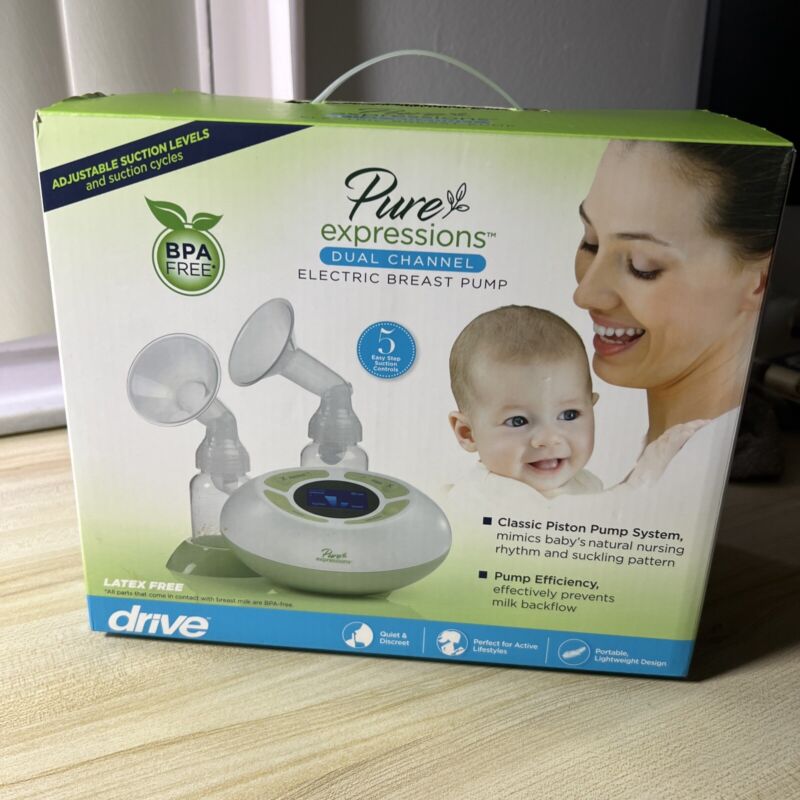 Pure Expressions Dual Channel Electric Breast Pump - Complete & Very Clean Set