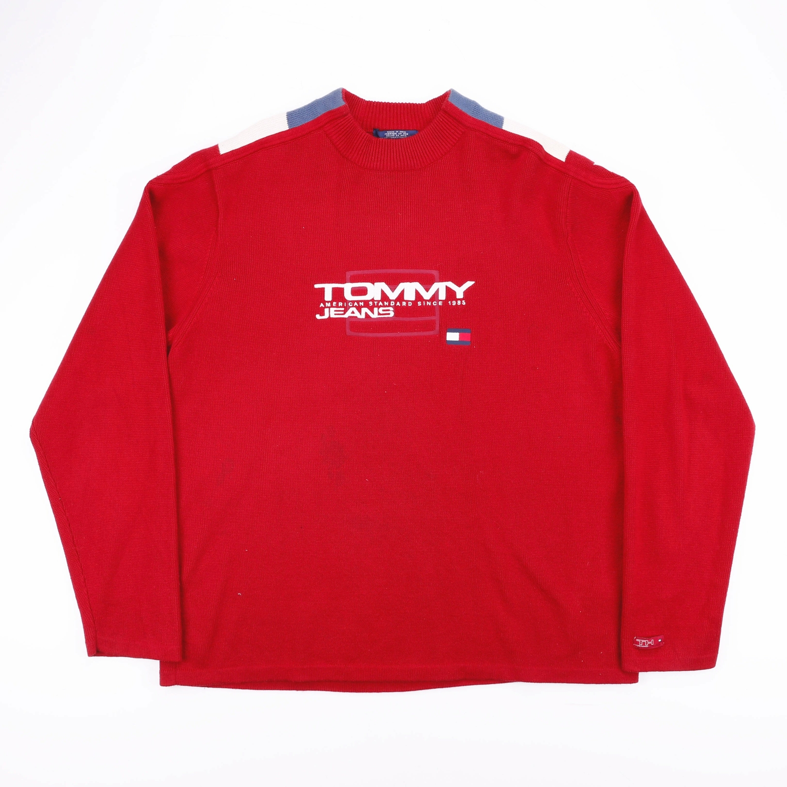 tommy jeans jumper red