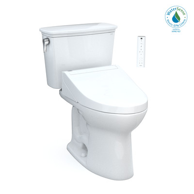 TOTO  Drake  Transitional WASHLET + Two-Piece Elongated 1.28 GPF TORNADO FLUSH 