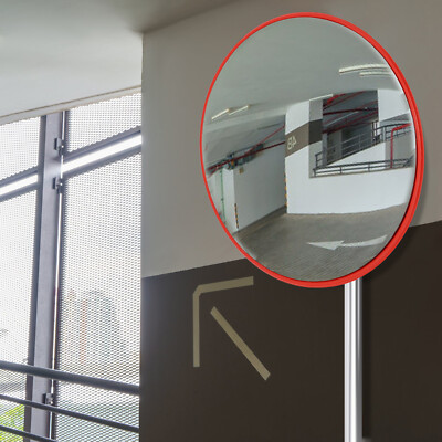 30'' Round Corner Convex Mirror Security Safety Outdoor Driveway Garage Wide View