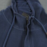 Young LA Jacket Hoodie Mens Extra Large Blue Full Zip Fleece