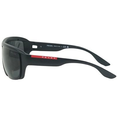 Pre-owned Prada Sport Ps09vs 1bo06f Black Sunglasses In Gray
