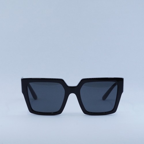 Pre-owned Dolce & Gabbana Dg4446b 501/87 Black/silver/dark Gray 53-19-145 Sunglasses Ne...