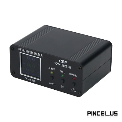 1.8MHz-54MHz CQV-SWR120 Digital SWR & Power Meter with Colour LCD Display pe66