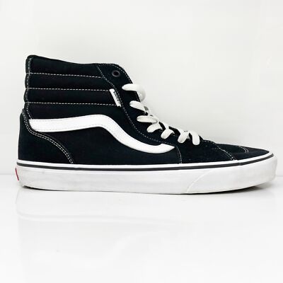 Vans Mens Filmore Hi 721356 Черная повседневная обувь Кроссовки Размер 10, Черный, Filmore Hi