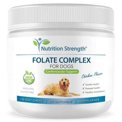 Folate for Dogs to Promote Cardiovascular & Prenatal , Support DNA Synthesis ...