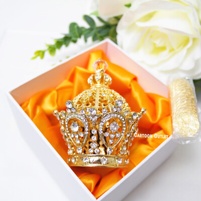 Wedding Ceremony Arras de Boda Elegant Gold Crown Box 13 Unity Coins Bridal gift