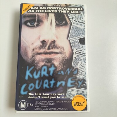 Kurt and Courtney (1998) Rare Video VHS Nirvana Music Documentary Broomfield