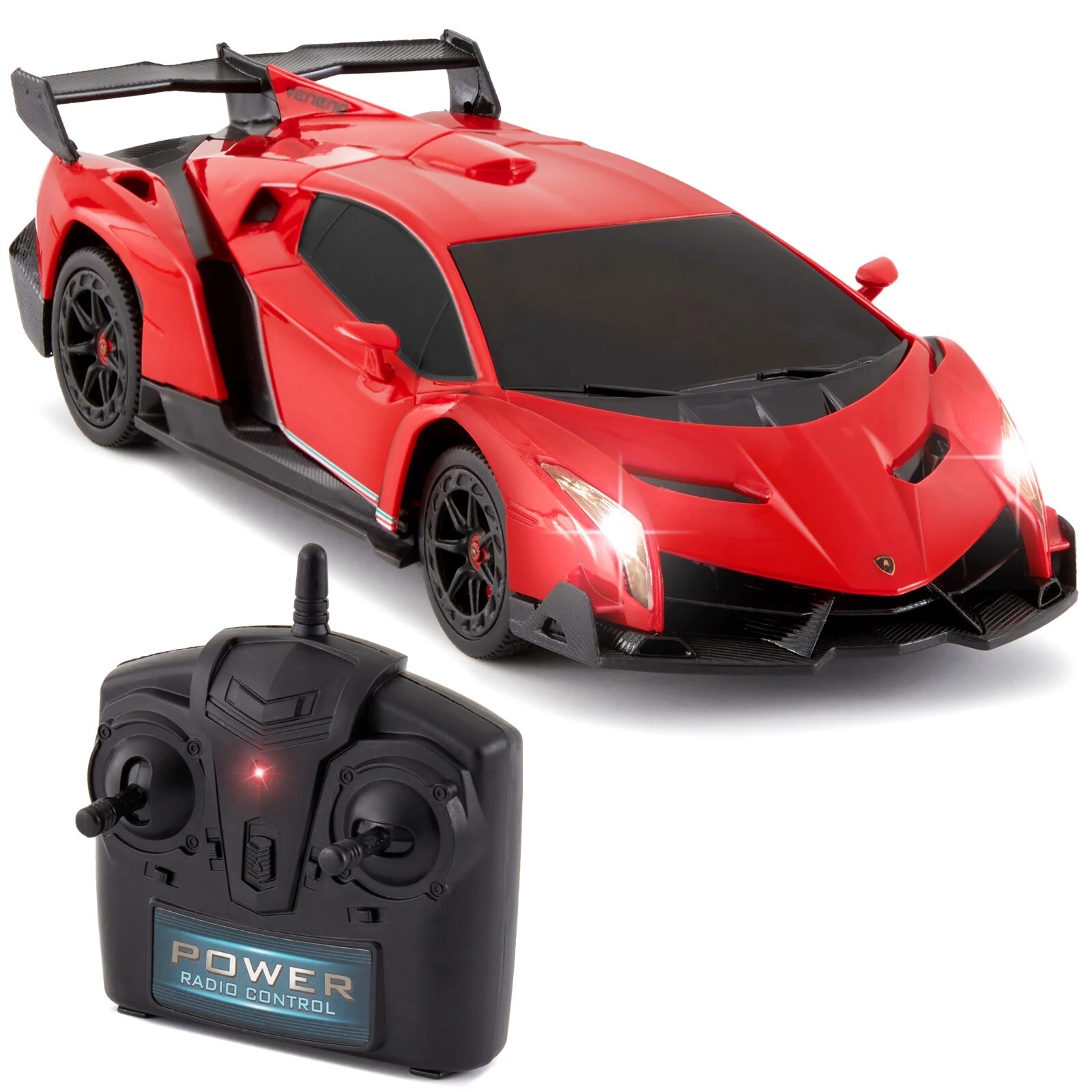 1/24 Kids RC Lamborghini Veneno Racing Car Toy w/ Lights