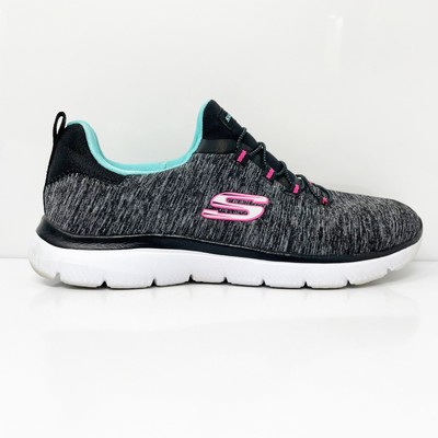 

Skechers Womens Summits Quick Getaway 12983 Черные кроссовки Кроссовки Размер 7.5, Черный, Summits Quick Getaway