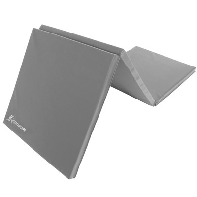 ProSource 6'x2' Tri-Fold Exercise Mat with Handles -Thick Pad for MMA & Workouts