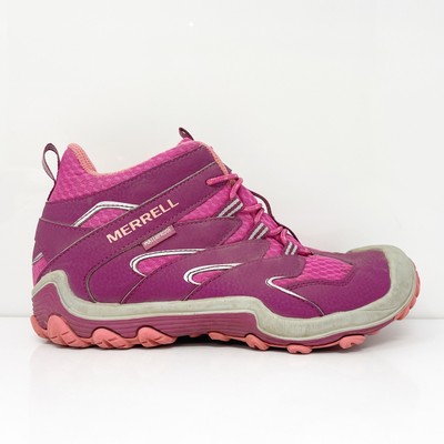 

Кроссовки Merrell Girls Chameleon 7 Access Mid MK162178 Pink Hiking Shoes Sz 4 M, Розовый, Chameleon 7 Access Mid