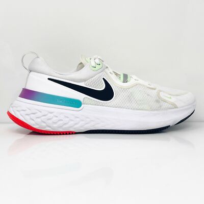 

Белые кроссовки для бега Nike Womens React Miler CW1778-102, размер 8,5, Белый, React Miler