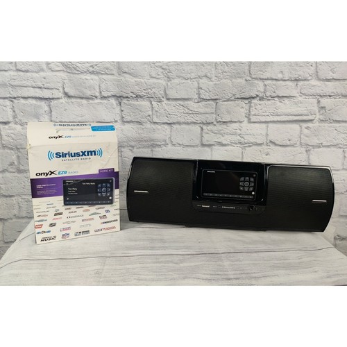 SiriusXM SXSD2 Portable Speaker Dock Audio System Play Radio (Black) w