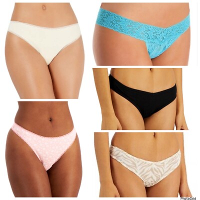Lot Of 5 Thong panties Xxl Plus Size NWT