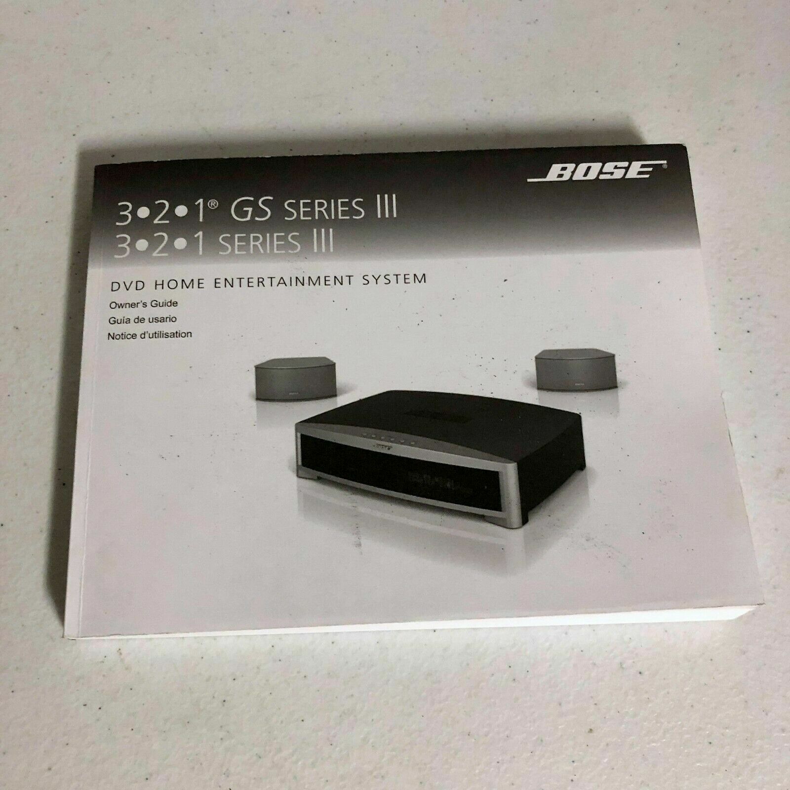 Maka BOSE ボーズ FS-321 III 箱付 Maka BOSE ボーズ FS-321 III 箱付 Bose 321 Series III DVD