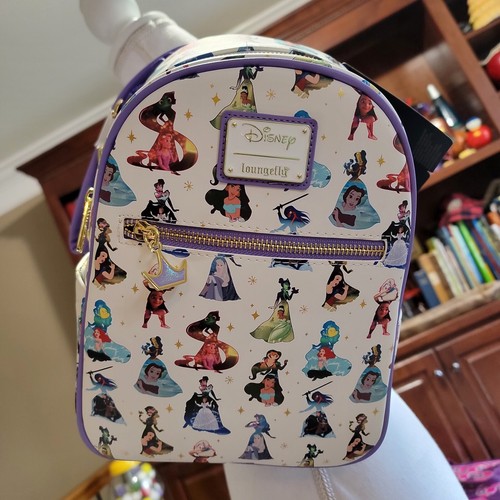 Loungefly Disney Princesses Dresses Mini Backpack 2023 NWT