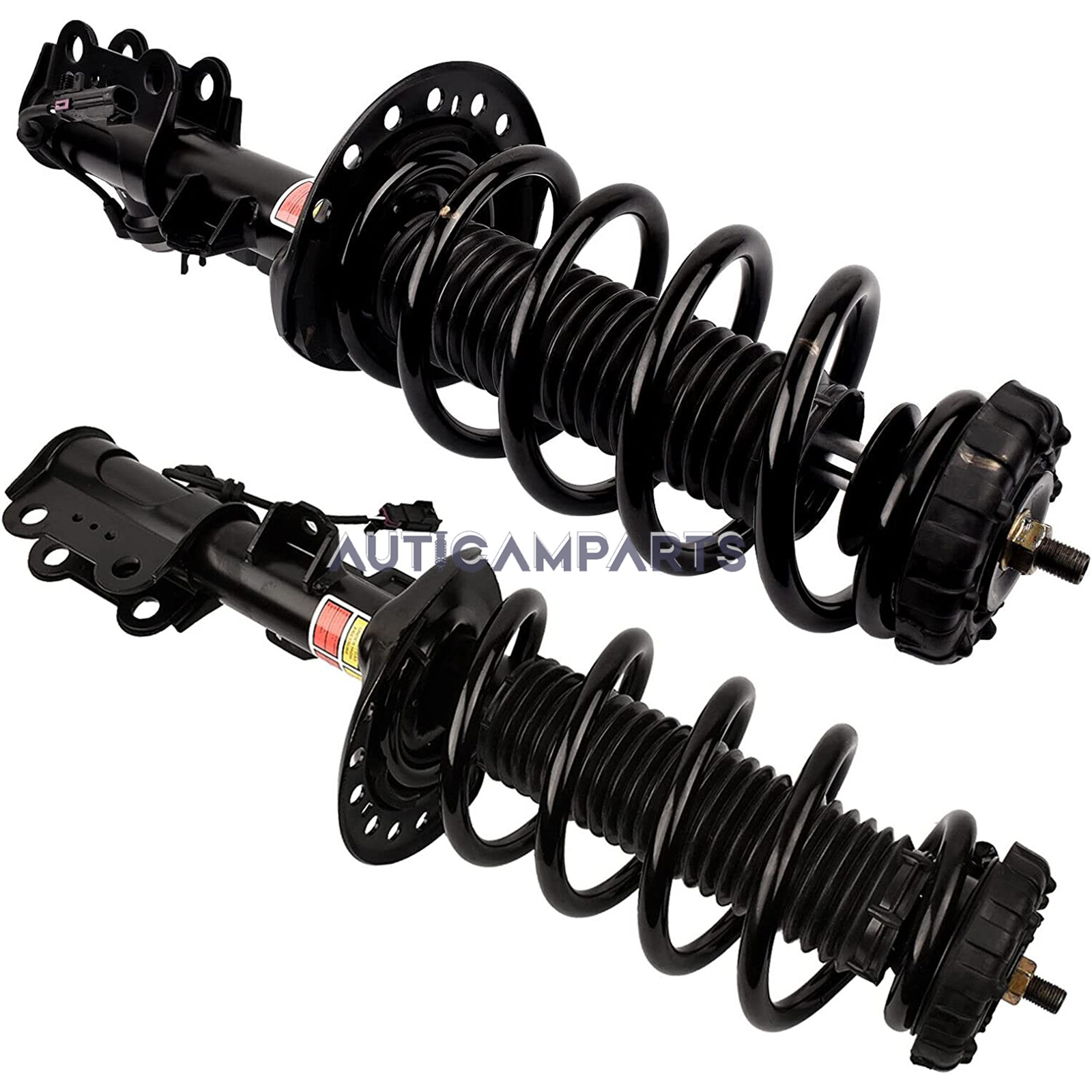 Pair Front Shock Absorber Strut Assys for 2010-2016 Cadillac SRX w/ Electric
