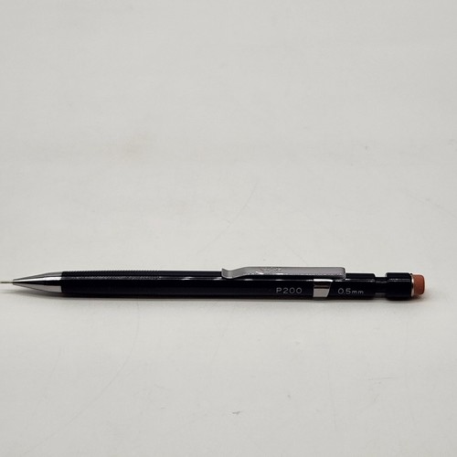 Scripto P200 0.5 Ultra Thin Lead Mechanical Pencil Black Vintage 