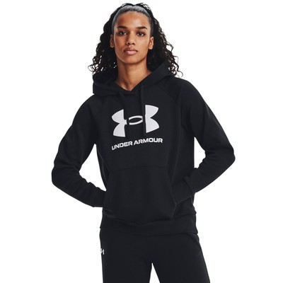 

Женские худи и свитшоты Under Armour Rival Fleece Hoodie с большим логотипом