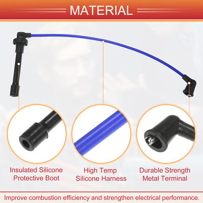 Set of 1 Spark Plug Ignition Coil Wires Fit for Honda Civic 1992-2000