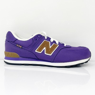 

New Balance Mens 574 KL574PPG Фиолетовые повседневные кроссовки Размер 5,5 м, Фиолетовый, 574