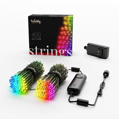 Twinkly Strings 400 LED RGB, LED Light String for in- and Outdoor, Christmas ...