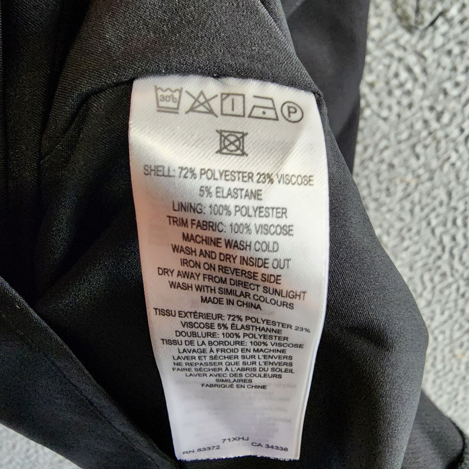 French Connection Azra Corset Strap Mini Dress Women's 6 Black/Cream Back Zip - Picture 12 of 15