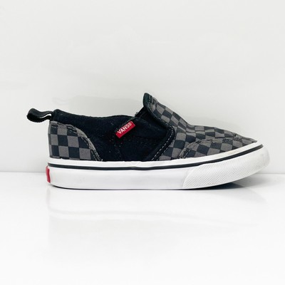 Vans Boys Asher TB4R Серые повседневные кроссовки, размер 8