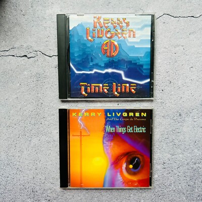 Kerry Livgren Time Line + When Things Get Electric CD Lot of 2