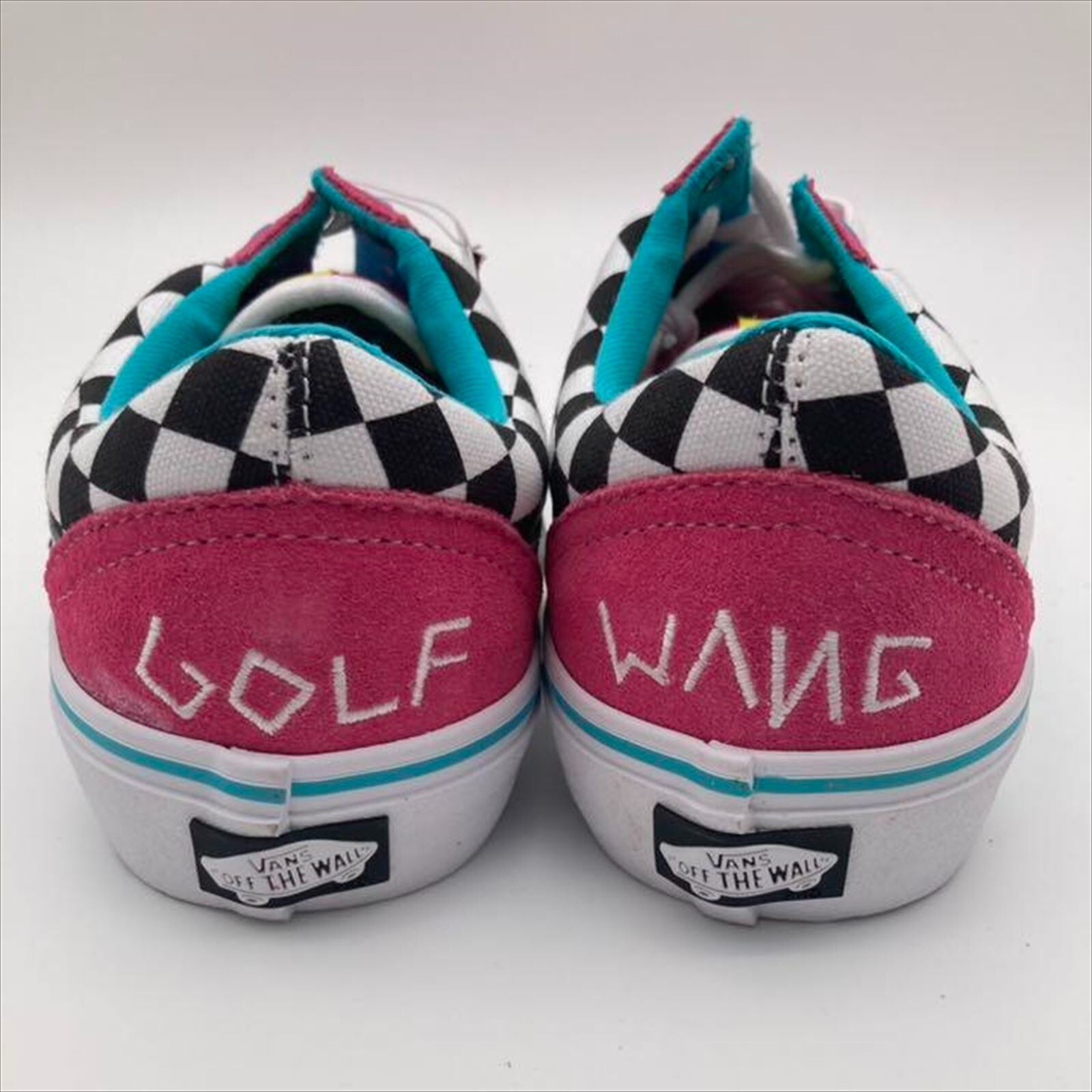 Pre-owned Vans X Golf Wang Old Skool Pro Sneaker Blue Pink White Size 9 Japan