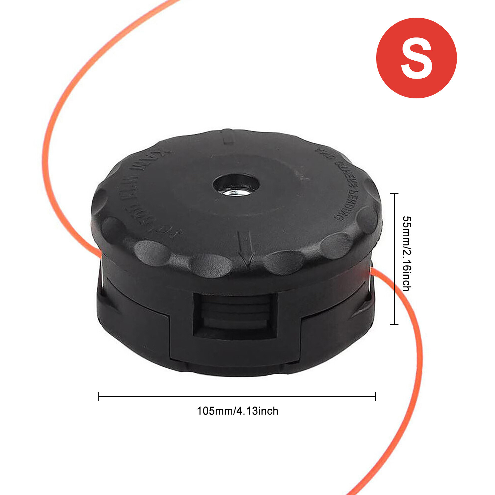 Universal Speed Feed Head Small Model 4.1" 5.1" Fast Load Trimmer Line Bump Head