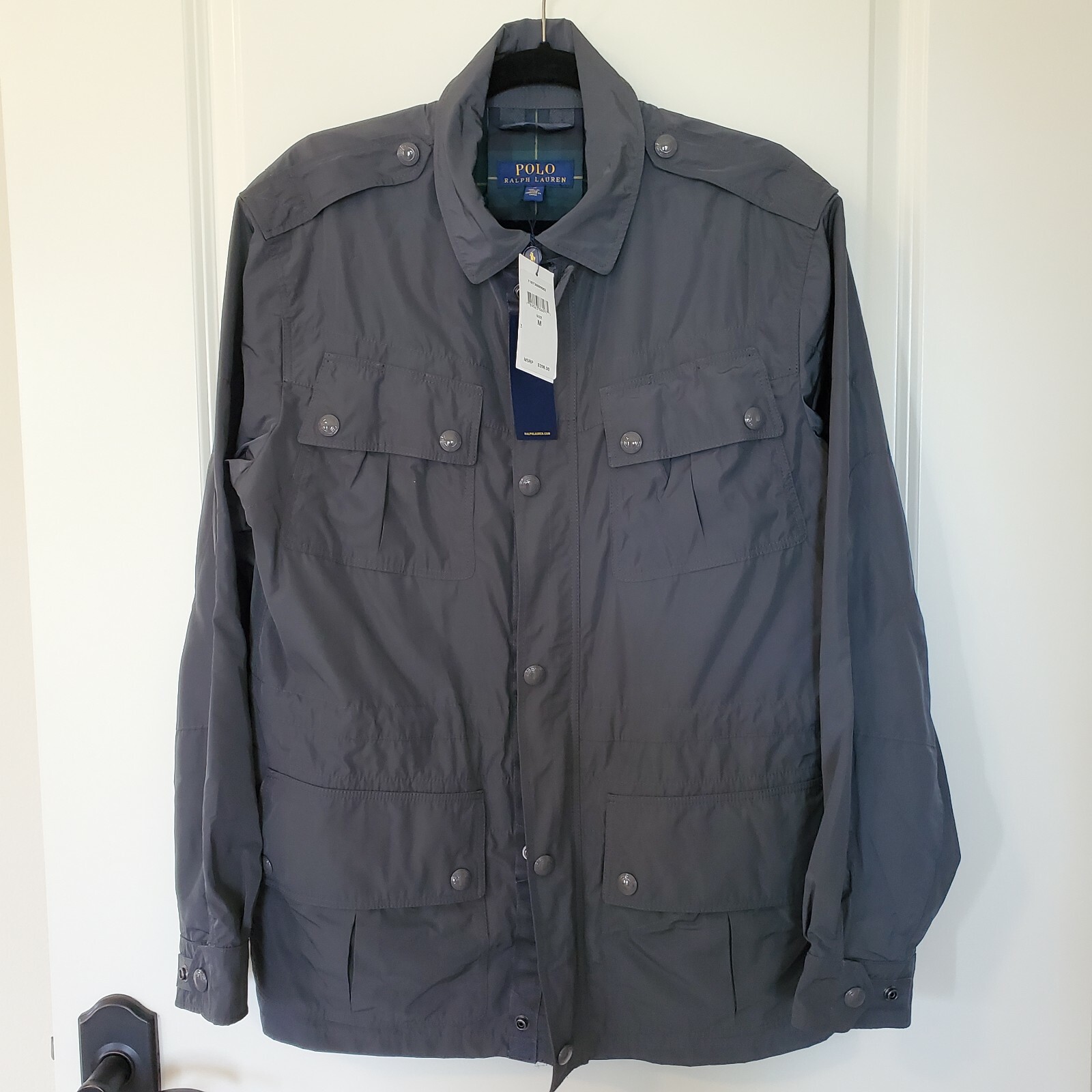 POLO RALPH LAUREN M-65 ミリタリー ウールコート POST JUNK / 80's POLO RALPH LAUREN USA製 ブラックウォッチ