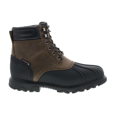

Wolverine Muscovy Chukka W080010 Мужские коричневые широкие кожаные рабочие ботинки на шнуровке 7, Коричневый, Wolverine Muscovy Chukka