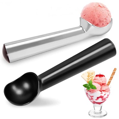 Ice Cream Scoop, 2PCS 7 inches Nonstick Anti-Freeze Ice Cream Scooper One Pie...
