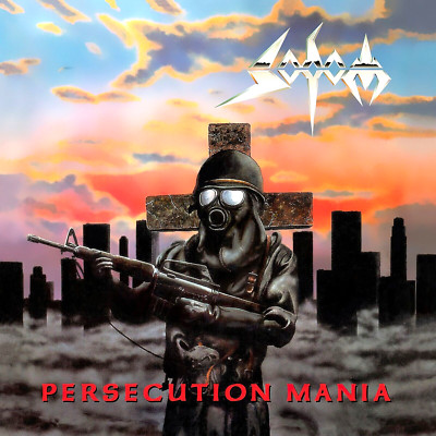 '' Sodom Persecution Mania '' ALBUM COVER POSTER