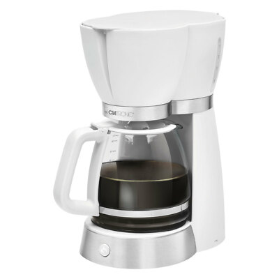 Clatronic KA 3689 Kaffeemaschine Kaffeeautomat weiß für 15 Tassen 1,7 L 1000 W