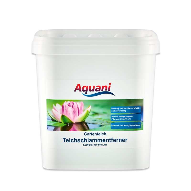 Aquani Teichschlammentferner 5.000g Teichpflege Teichschlamm Koi Teich