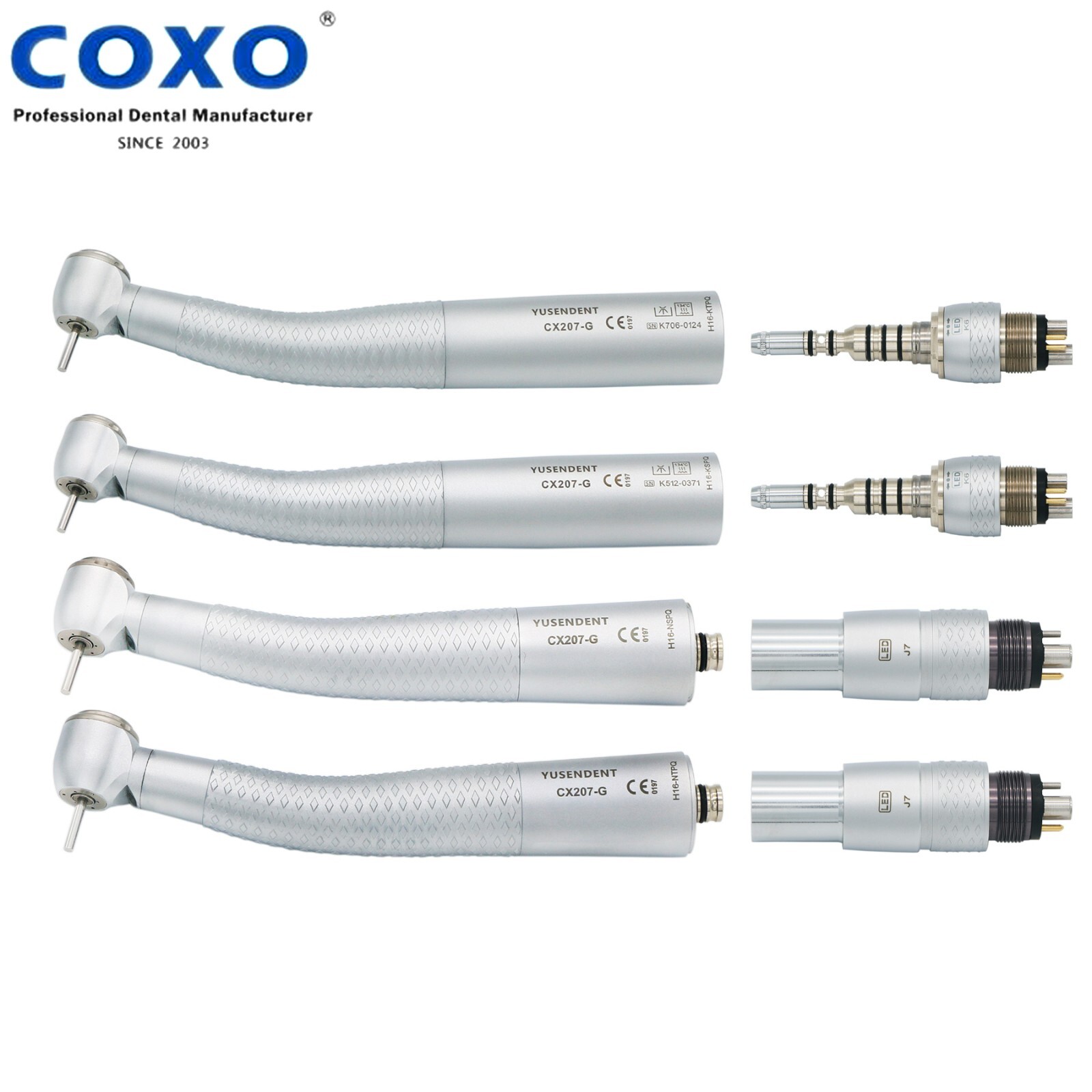 US COXO Dental High Speed Turbine Handpiece Fiber Optic fit