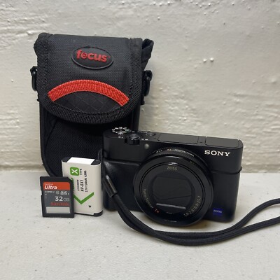 Sony Cyber-Shot DSC-RX100M3 III 20.1 MP Digital SLR Camera Tested Excellent!!